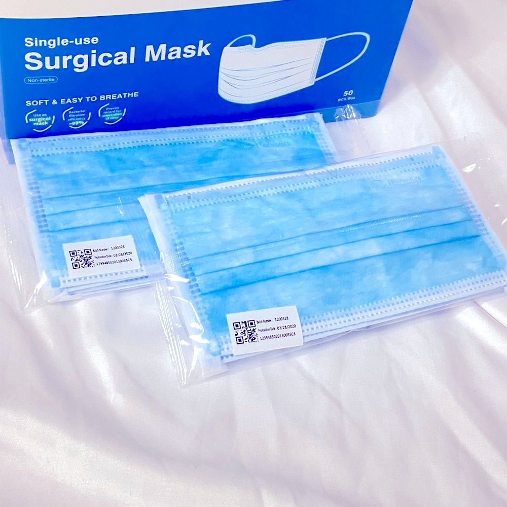 BYD Care Surgical Masks New 1 Box-50 Masks/pcs per Box Adult